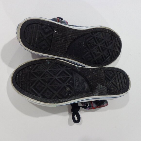 Converse Chuck Taylor All Star Hi Tops American Stars Canvas Sneakers Youth Sz 4 - Picture 7 of 9